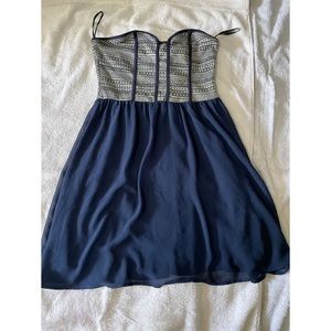 Never Been Worn Blue Mini Dress